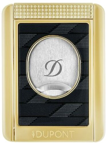 Dupont Zigarrencutter Stand Monogramm 1872 Gold/Schwarz Dupont Zigarrencutter Stand Monogramm 1872 Gold/Schwarz