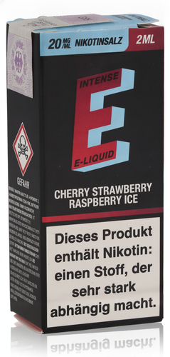E-Intense Cherry Strawberry Raspberry Ice Nikotinsalz Liquid 2ml 20mg