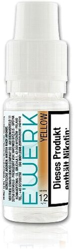 E-Liquid E WERK Yellow Tobacco Virginia 12mg Nikotin E-Liquid E WERK Yellow Tobacco Virginia 12mg Nikotin