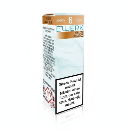 E-Liquid E-WERK Yellow Tobacco Virginia 6mg Nikotin