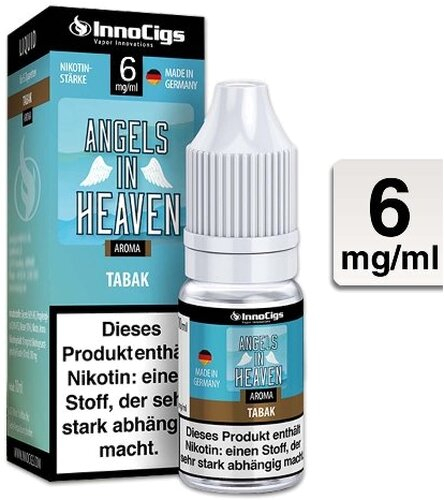 E-Liquid InnoCigs Angels in Heaven Tabak 6 mg Nikotin