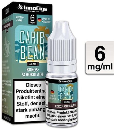 E-Liquid InnoCigs Caribbean Kokos-Schokolade 6 mg Nikotin