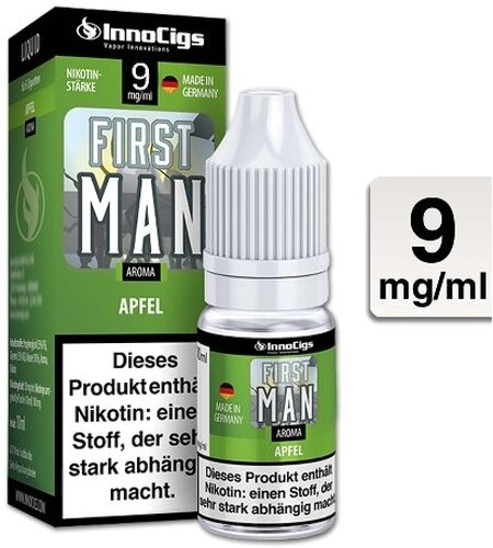 E-Liquid InnoCigs First Man Apfel 9mg Nikotin
