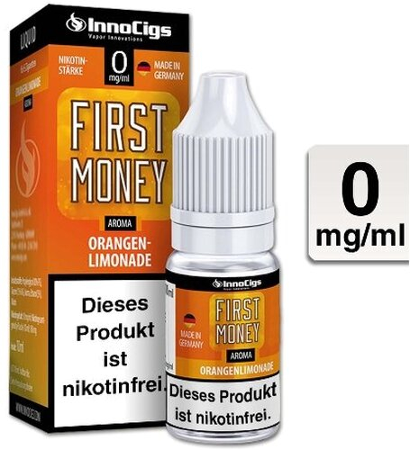 E-Liquid InnoCigs First Money Orangenlimonade 0mg Nikotin