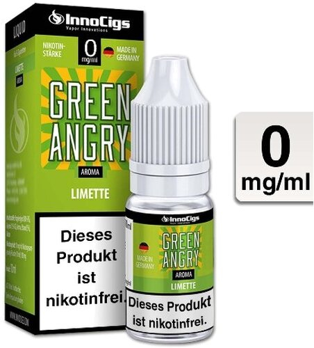 E-Liquid InnoCigs Green Angry Limette 0mg Nikotin