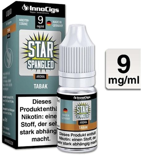 E-Liquid InnoCigs Star Spangled Tabak 9mg Nikotin