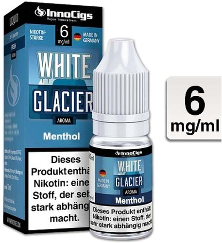 E-Liquid InnoCigs White Glacier Menthol 6mg Nikotin