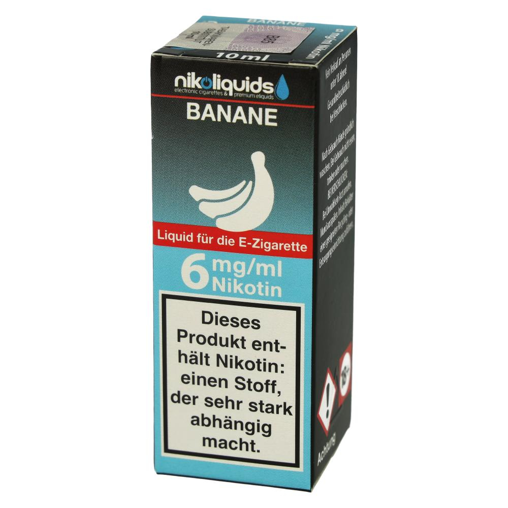 E-Liquid NIKOLIQUIDS Banane 6 mg Nikotin
