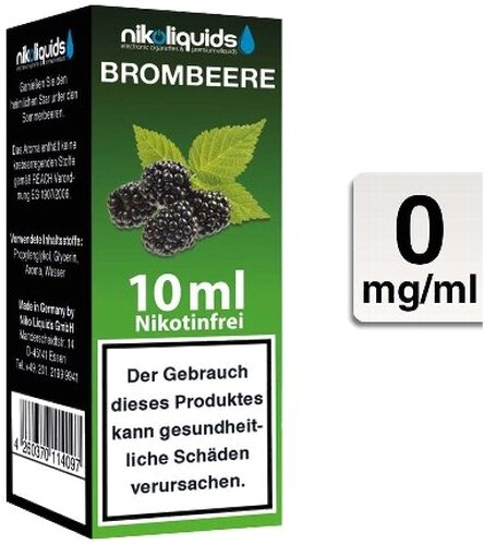E-Liquid NIKOLIQUIDS Brombeere 0mg ohne Nikotin E-Liquid NIKOLIQUIDS Brombeere 0mg ohne Nikotin