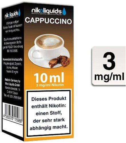 E-Liquid NIKOLIQUIDS Cappuccino 3 mg E-Liquid NIKOLIQUIDS Cappuccino 3 mg