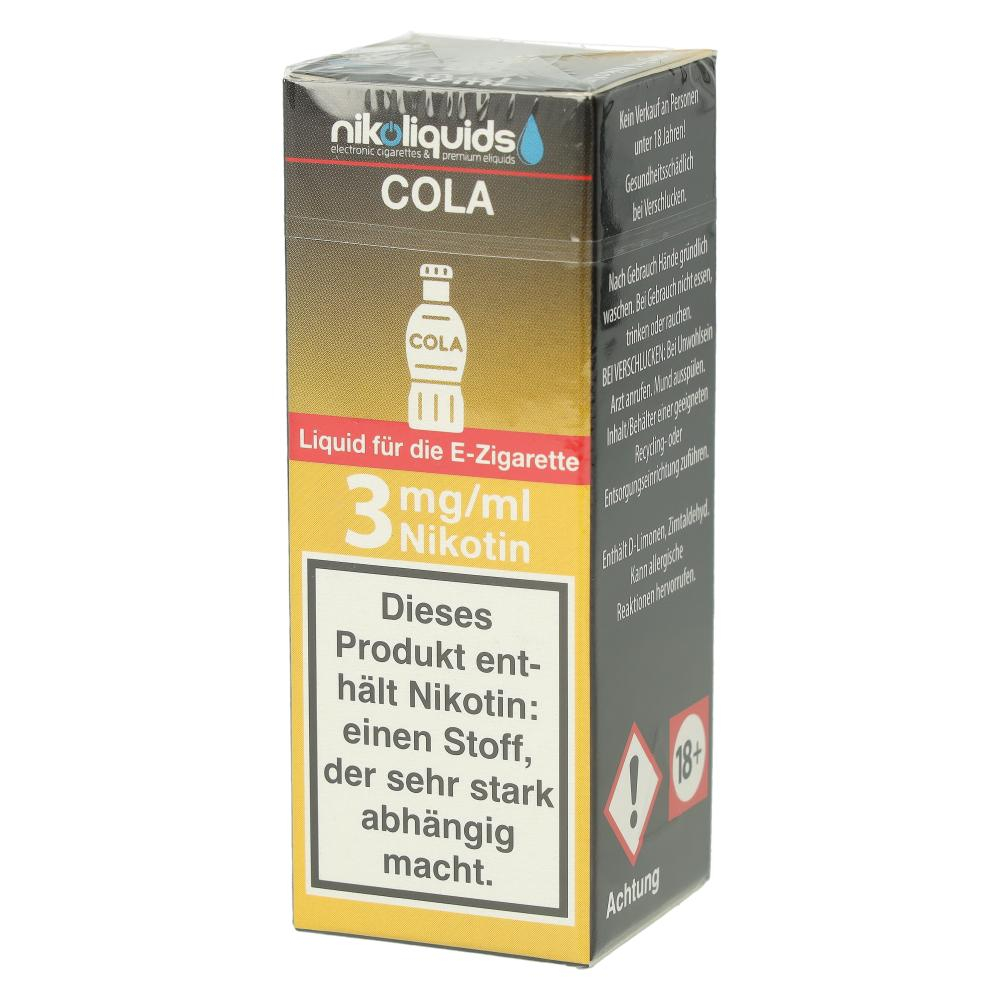 E-Liquid NIKOLIQUIDS Cola 3mg Nikotin E-Liquid NIKOLIQUIDS Cola 3mg Nikotin