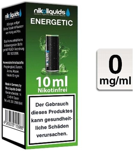 E-Liquid NIKOLIQUIDS Energetic 0mg Nikotin