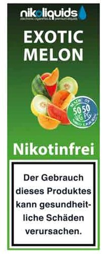 E-Liquid NIKOLIQUIDS Exotic Melon Nikotinfrei 10ml