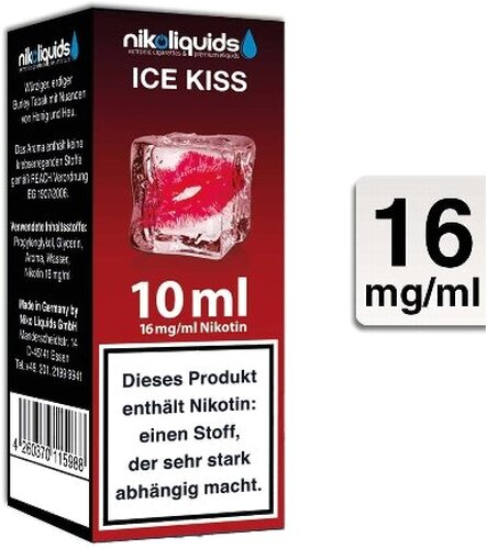 E-Liquid NIKOLIQUIDS Ice Kiss 16 mg Nikotin