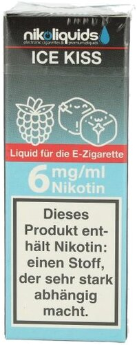 E-Liquid NIKOLIQUIDS Ice Kiss 6 mg Nikotin E-Liquid NIKOLIQUIDS Ice Kiss 6 mg Nikotin