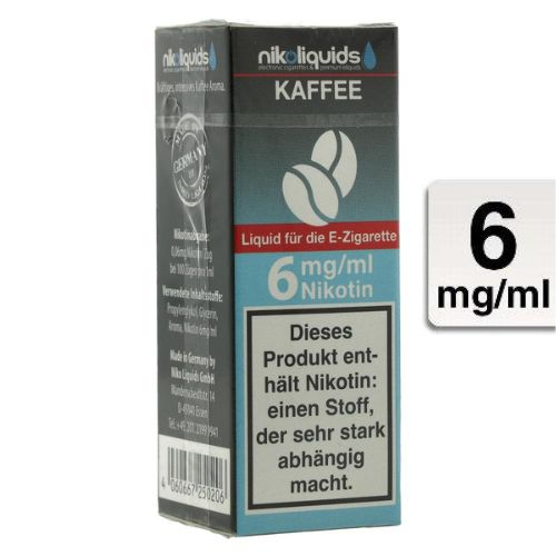 E-Liquid NIKOLIQUIDS Kaffee 6 mg Nikotin E-Liquid NIKOLIQUIDS Kaffee 6 mg Nikotin