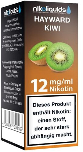 E-Liquid NIKOLIQUIDS Kiwi 12 mg Nikotin E-Liquid NIKOLIQUIDS Kiwi 12 mg Nikotin