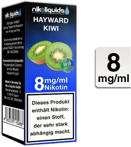 E-Liquid NIKOLIQUIDS Kiwi 8 mg Nikotin E-Liquid NIKOLIQUIDS Kiwi 8 mg Nikotin