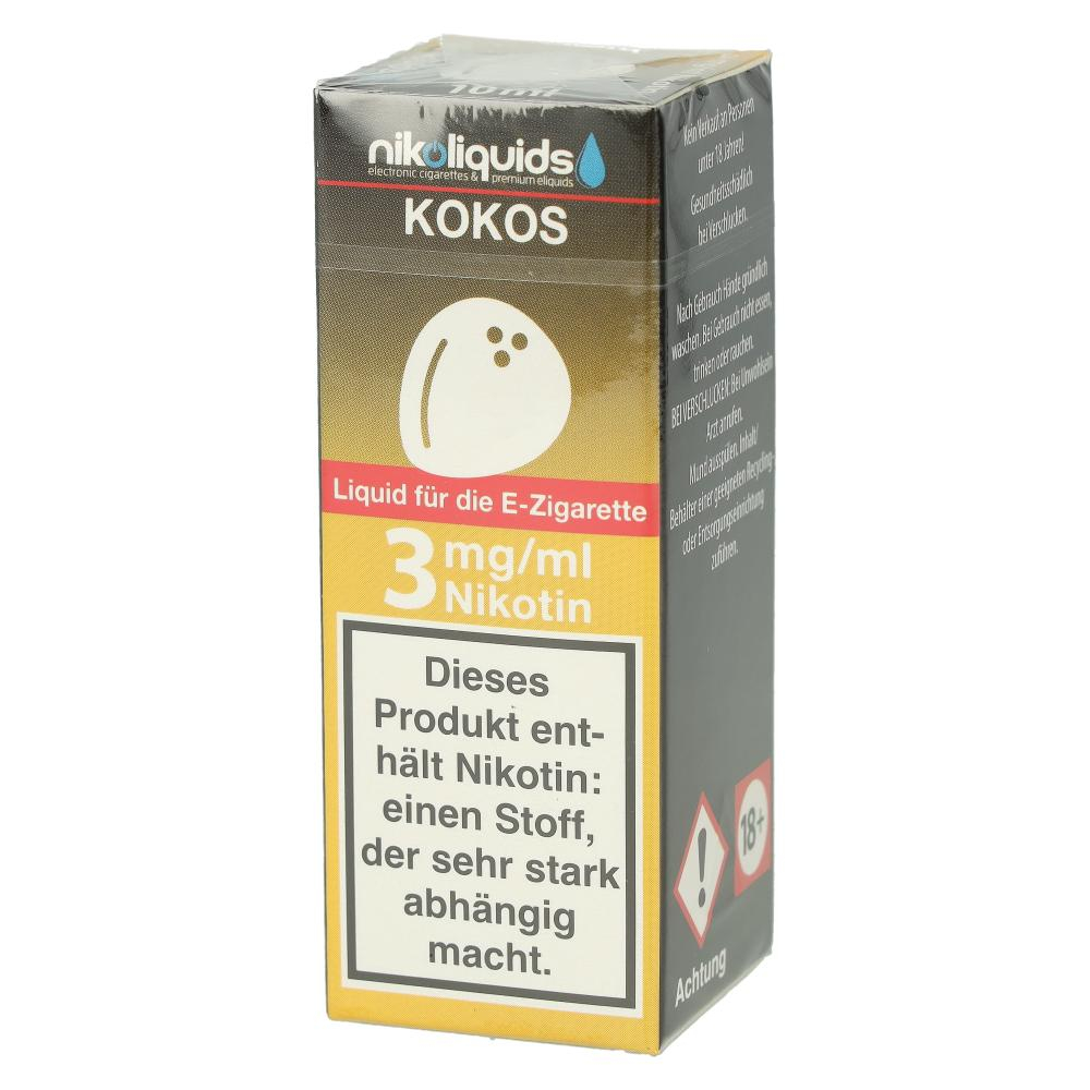 E-Liquid NIKOLIQUIDS Kokos 3mg Nikotin E-Liquid NIKOLIQUIDS Kokos 3mg Nikotin