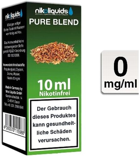 E-Liquid NIKOLIQUIDS Pure Blend 0mg ohne Nikotin