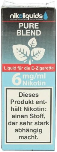 E-Liquid NIKOLIQUIDS Pure Blend 6 mg E-Liquid NIKOLIQUIDS Pure Blend 6 mg