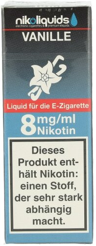 E-Liquid NIKOLIQUIDS Vanille 8 mg Nikotin E-Liquid NIKOLIQUIDS Vanille 8 mg Nikotin
