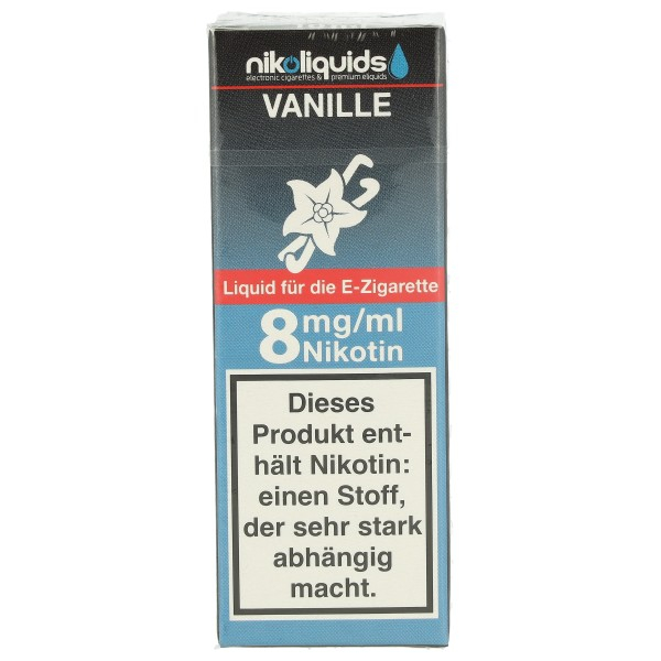 E-Liquid NIKOLIQUIDS Vanille 8 mg Nikotin E-Liquid NIKOLIQUIDS Vanille 8 mg Nikotin