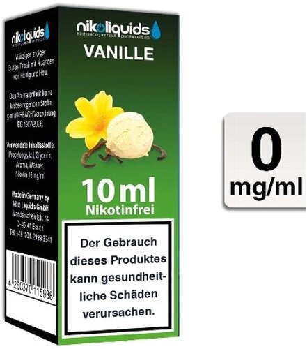 E-Liquid NIKOLIQUIDS Vanille 0mg ohne Nikotin E-Liquid NIKOLIQUIDS Vanille 0mg ohne Nikotin