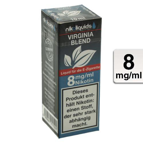 E-Liquid NIKOLIQUIDS Virginia Blend 8 mg Nikotin E-Liquid NIKOLIQUIDS Virginia Blend 8 mg Nikotin