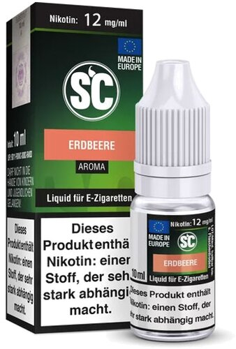 E-Liquid SC Aroma Erdbeere 12mg Nikotin