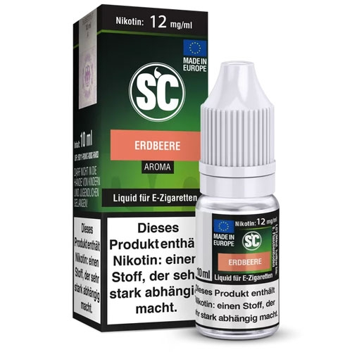 E-Liquid SC Aroma Erdbeere 12mg Nikotin E-Liquid SC Aroma Erdbeere 12mg Nikotin