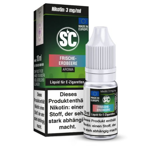 E-Liquid SC Aroma Frische Erdbeere 3mg 10ml