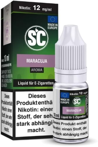 E-Liquid SC Aroma Maracuja 12mg Nikotin