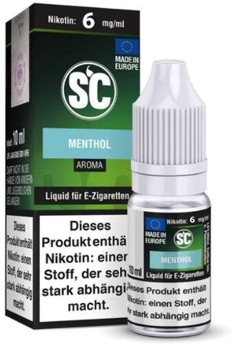 E-Liquid SC Aroma Menthol 6mg Nikotin