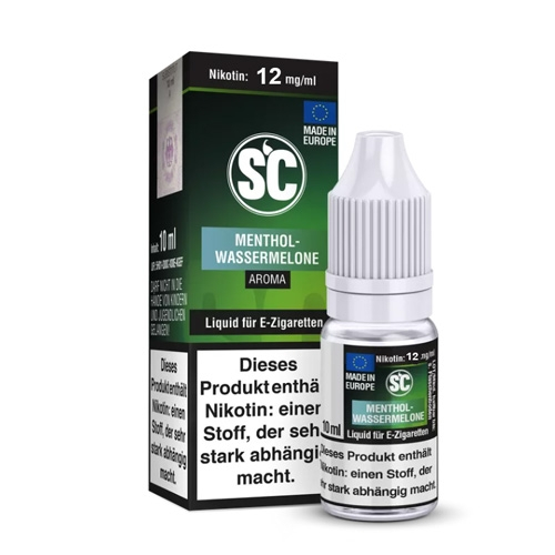 E-Liquid SC Aroma Menthol-Wassermelone 12mg Nikotin E-Liquid SC Aroma Menthol-Wassermelone 12mg Nikotin