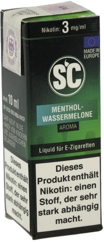 E-Liquid SC Liquid Menthol-Wassermelone 3mg Nikotin