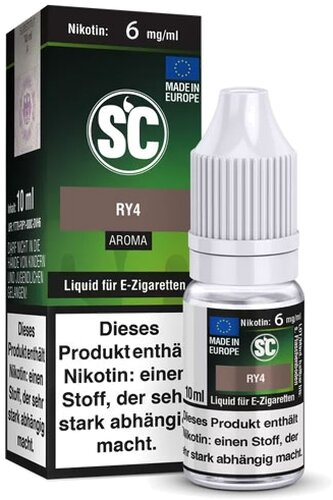 E-Liquid SC Aroma RY4 6mg Nikotin