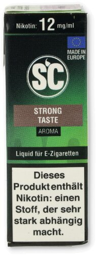 E-Liquid SC Aroma Strong Taste 12mg Nikotin