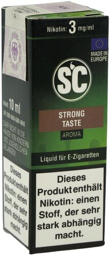 E-Liquid SC Aroma Strong Taste 3mg Nikotin