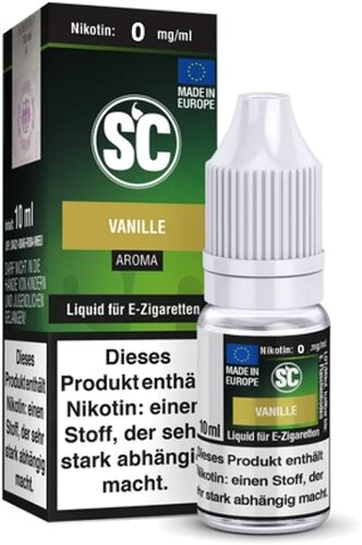 E-Liquid SC Aroma Vanille 0mg Nikotin