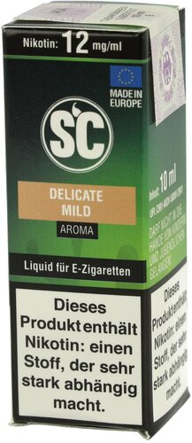 E-Liquid SC Tabakaroma Delicate Mild 12mg