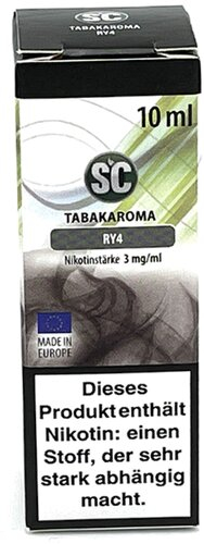 E-Liquid SC Tabakaroma RY4 3mg Nikotin