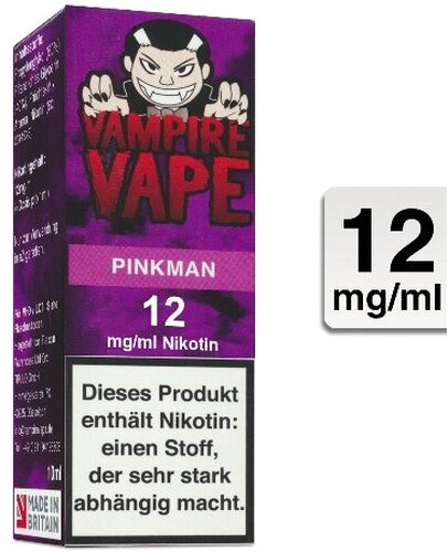 E-Liquid VAMPIRE VAPE Pinkman 12 mg Nikotin