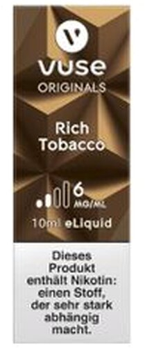 Vuse Bottle Rich Tobacco 6mg e-Liquid