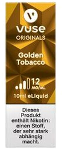 Vuse Bottle Golden Tobacco 12 mg e-Liquid Vuse Bottle Golden Tobacco 12 mg e-Liquid