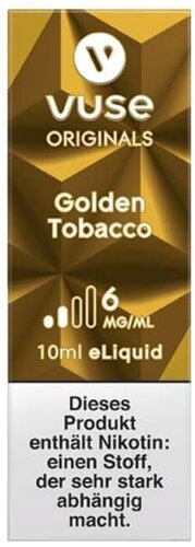 Vuse Bottle Golden Tobacco 6 mg e-Liquid