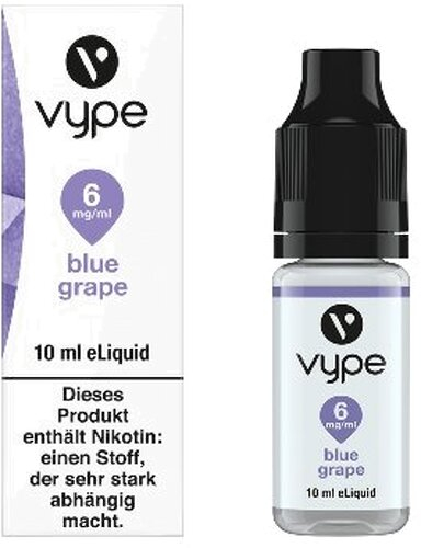 E-Liquid Vype Bottle Blue Grape 6mg CLASICS COLLECTION