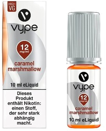 E-Liquid Vype Bottle Caramel Marshmallow 12mg DESSERT COLLECTION