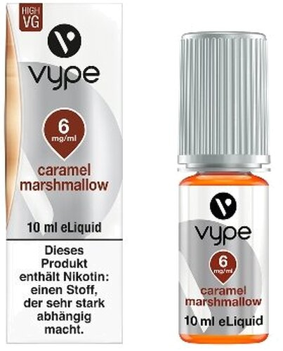 E-Liquid Vype Bottle Caramel Marshmallow 6mg DESSERT COLLECTION E-Liquid Vype Bottle Caramel Marshmallow 6mg DESSERT COLLECTION