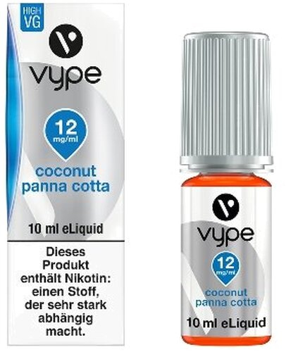 E-Liquid Vype Bottle Coconut Pana Cotta 12mg DESSERT COLLECTION